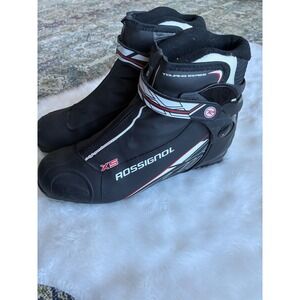 Rossignol X5 cross country Nordic ski boots men's EU 44/10.5 EUC Black